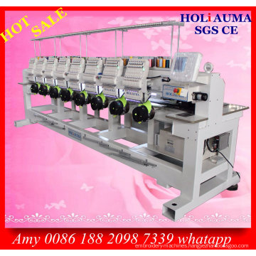 Holiauma Eight Head 15 Needle Embroidery Machine / Cap T-Shirt Garment Computer Embroidery Machine